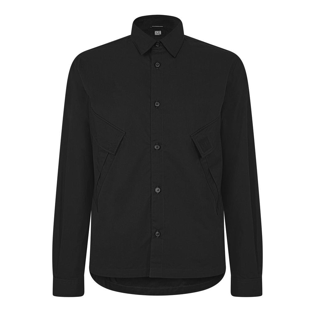 CP Company Shirts - Long Sleeve - Black 999